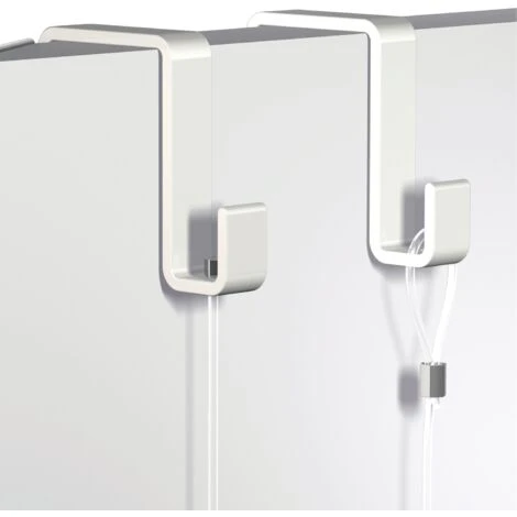 Pack 5 Crochets Rigides 21 Mm Pour Cloisons Ou Panneaux - Accrochage Tableau Artiteq – Image 2