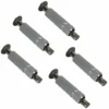 Lot De 5 Pitons Douilles Escamotables En Inox Ø 12 Mm - Linxor