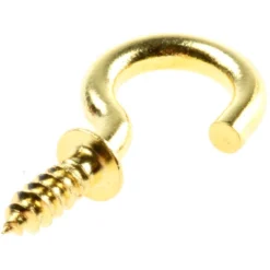 Crochet En Forme De J En Finition Brut, Avec Un Diamètre Intérieur De Crochet De 6mm ( Prix Pour Sachet De 10 )