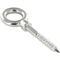 Piton à Oeil Filetage Bois Inox A4 6X80 Conditionnement: Unitaire