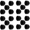 20x Cache écrou Noir M10 X HEX 16mm Capuchon Protection Bouchon Plastique