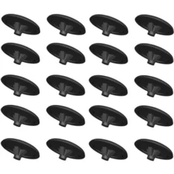 20x Cache Vis Noir Pozidrive Pz2 Cruciforme Capuchon Protection Meuble Universel
