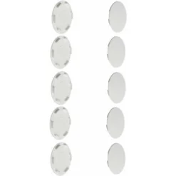 10x Cache Trou 35mm Plastique Blanc Bouchon Capuchon Protection Vis Mur