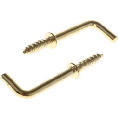 I-Hooks En Finition Laiton Nickelé ( Prix Pour Sachet De 10 )