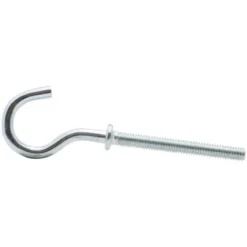 Crochet à Visser Zingué Filet Métaux Vissal 6x40mm Lot De 3 Crochets