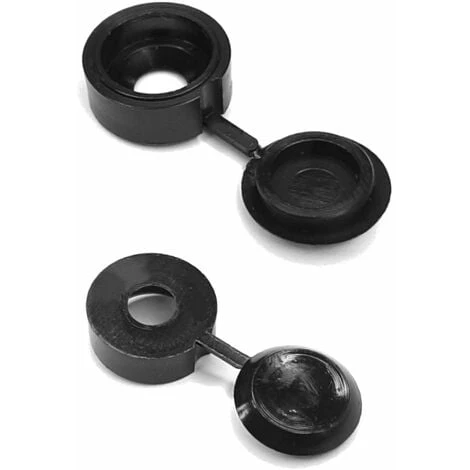 20x Cache Vis Universel Noir Avec Capuchon Rondelle De Protection Meuble Bricolage – Image 2