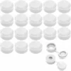 20x Cache Vis Universel Blanc Avec Capuchon Rondelle De Protection Meuble Bricolage