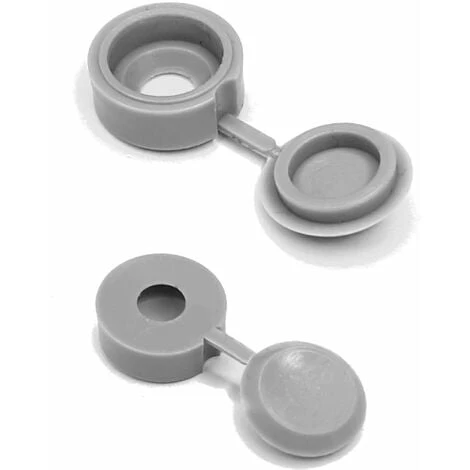 20x Cache Vis Universel Gris Avec Capuchon Rondelle De Protection Meuble Bricolage â Image 2