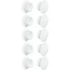 10x Bouchon Blanc Diamètre D = 10mm X D = 15mm Capuchon Protection Meuble Cache Trou Vis