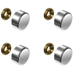 Set De 4 Cache Vis Alu 13 Mm