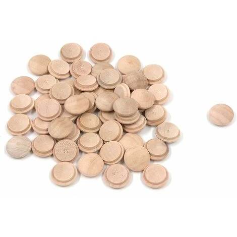LYCXAMES -- Lot De 50 Bouchons En Bois De Cerisier 25x20mm