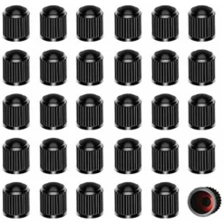 Déstockage Lot De 30 Bouchons Valve Pneu En Plastique, Bouchons De Pneu Avec Joint D'étanchéité Pour SUV Vélo Moto Camions 10 à 12.55mm