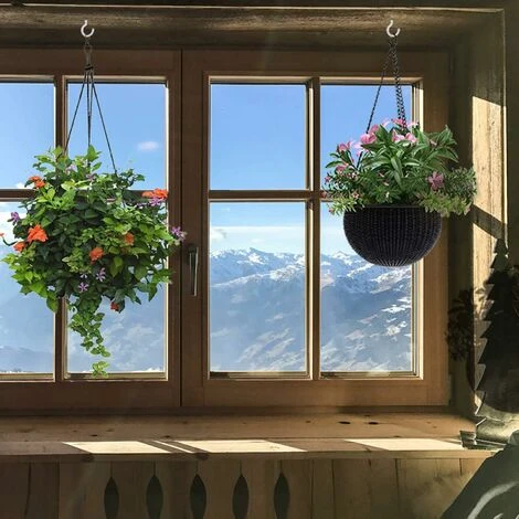 Crochets à Visser Plafond Vis Crochet En Vinyle Blanc Crochet De Muraux Pour Tasses Articles De Ménage Usage D'intérieur Et De Plein Air 70 Pièces 6 Tailles – Image 4