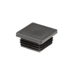 Bouchon Carré 80X80 Épaisseur Tube 2A4.5 Polyethylène Noir Conditionnement: Unitaire