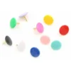 Lot De 300 Punaises Avec Têtes En Plastique Et Pointes En Acier Pour Tableau D'affichage Décoratif Et Carte De Bureau Couleurs Mélangées, 10 X 10 Mm