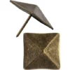 Lot De 10 Clous Décoratifs En Laiton Vieilli 30 X 30 Mm,